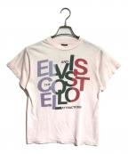 アーティストTシャツアーティストTシャツ）の古着「80s ELVIS COSTELLO(エルヴィス・コステロ) アーティストTシャツ」｜ピンク