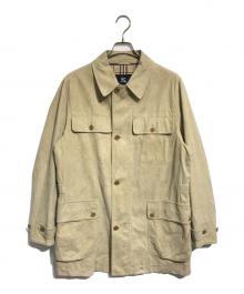 BURBERRY（バーバリー）の古着「裏ノヴァフェイクスエードコート」｜ベージュ