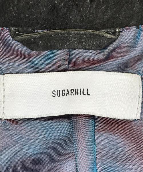 SUGARHILL（シュガーヒル）SUGARHILL (シュガーヒル) NIBE-LEATHER MOTO DOUBLE JACKET ブラック サイズ:2の古着・服飾アイテム