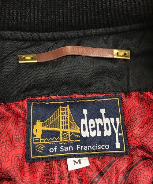 DERBY OF SAN FRANCISCO（ダービーオブサンフランシスコ）DERBY OF SAN FRANCISCO (ダービーオブサンフランシスコ) ダービーベスト ブラック サイズ:Mの古着・服飾アイテム
