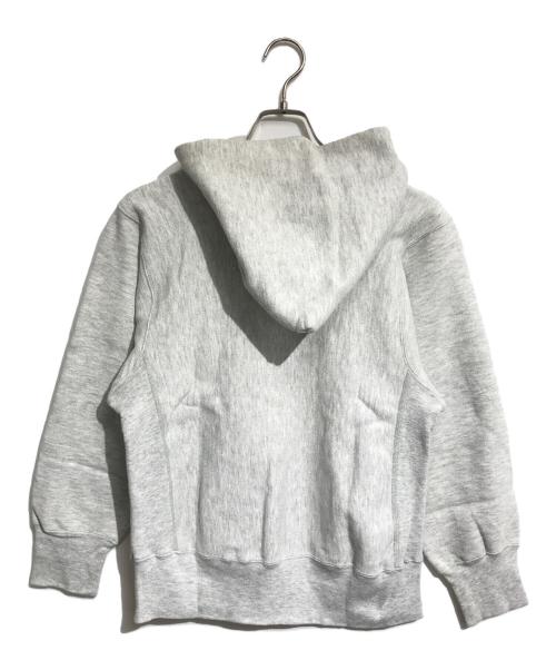 Champion（チャンピオン）Champion (チャンピオン) 2段プリントリバースウィーブパーカー グレー サイズ:SMALLの古着・服飾アイテム