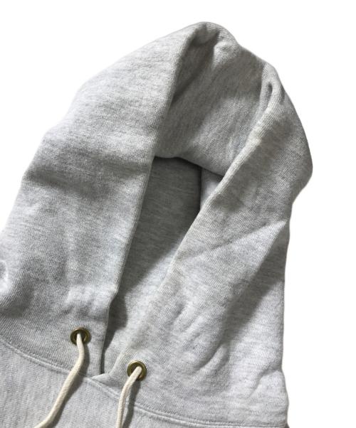 Champion（チャンピオン）Champion (チャンピオン) 2段プリントリバースウィーブパーカー グレー サイズ:SMALLの古着・服飾アイテム