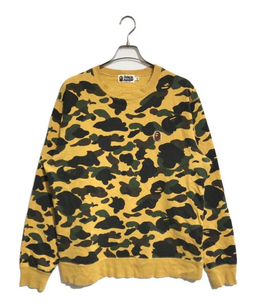 A BATHING APE（アベイシングエイプ）A BATHING APE (アベイシングエイプ) カモフラスウェット グリーン サイズ:2XLの古着・服飾アイテム