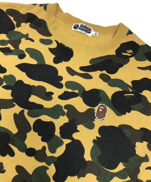 A BATHING APE（アベイシングエイプ）A BATHING APE (アベイシングエイプ) カモフラスウェット グリーン サイズ:2XLの古着・服飾アイテム