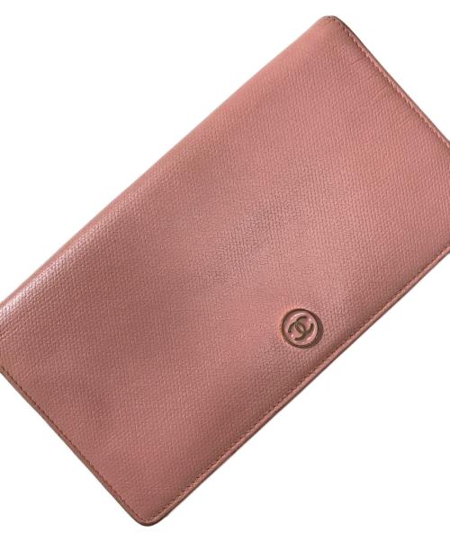 CHANEL（シャネル）CHANEL (シャネル) 2つ折り財布 ピンク サイズ:表記なしの古着・服飾アイテム