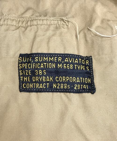 USAF（ユーエスエアフォース）USAF (ユーエスエアフォース) サマーフライトスーツ ベージュ サイズ:38Sの古着・服飾アイテム