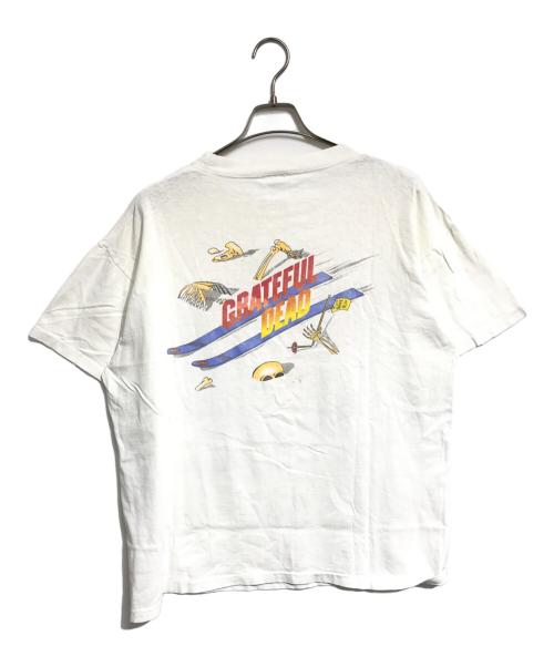 バンドTシャツ（バンドTシャツ）バンドTシャツ (バンドTシャツ) 80s GRATEFUL DEAD(グレートフルデッド) バンドTシャツ ホワイト サイズ:XLの古着・服飾アイテム