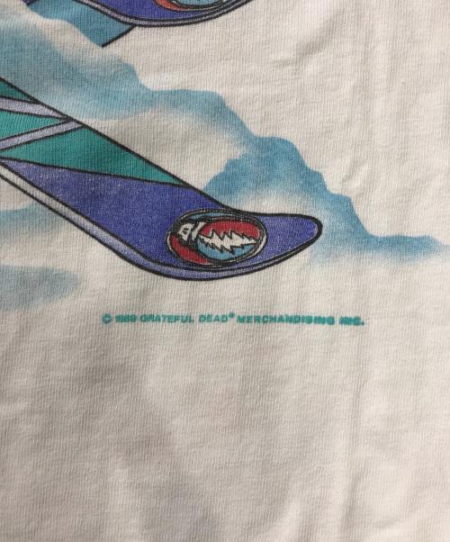 バンドTシャツ（バンドTシャツ）バンドTシャツ (バンドTシャツ) 80s GRATEFUL DEAD(グレートフルデッド) バンドTシャツ ホワイト サイズ:XLの古着・服飾アイテム