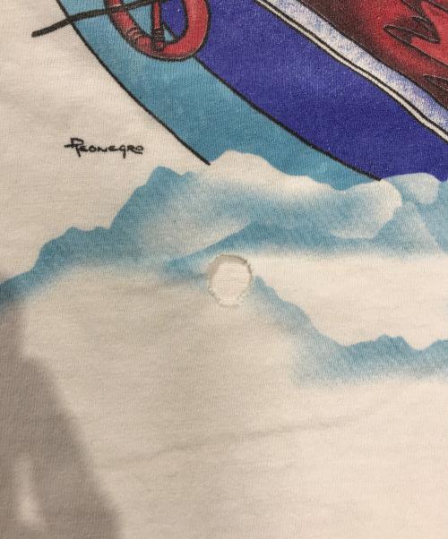 バンドTシャツ（バンドTシャツ）バンドTシャツ (バンドTシャツ) 80s GRATEFUL DEAD(グレートフルデッド) バンドTシャツ ホワイト サイズ:XLの古着・服飾アイテム