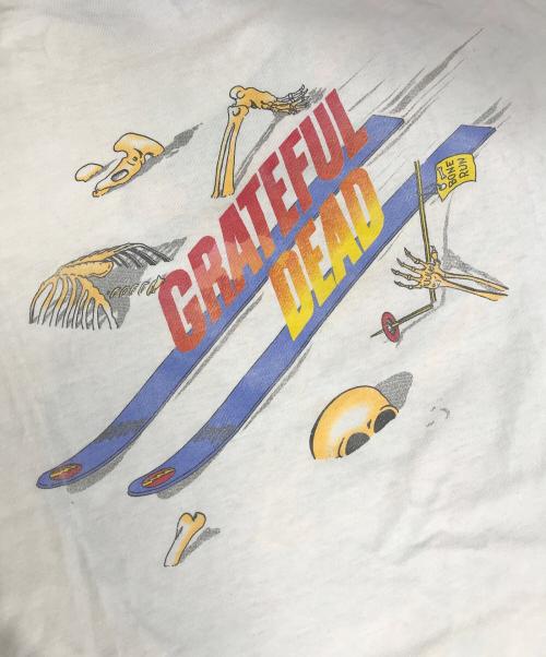 バンドTシャツ（バンドTシャツ）バンドTシャツ (バンドTシャツ) 80s GRATEFUL DEAD(グレートフルデッド) バンドTシャツ ホワイト サイズ:XLの古着・服飾アイテム