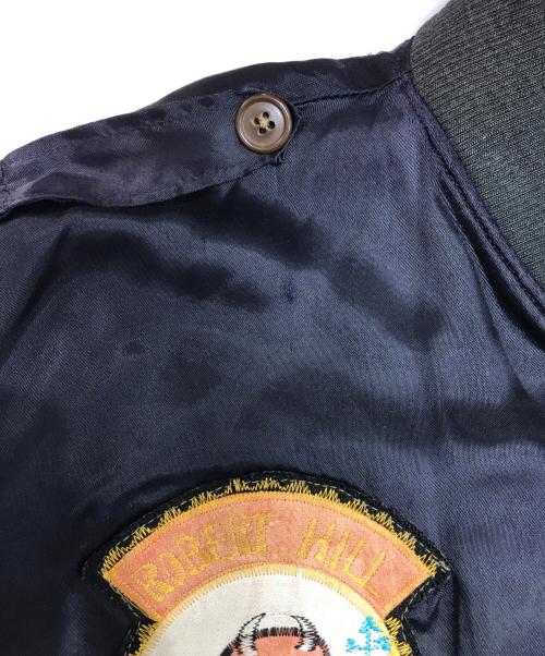 VINTAGE（ヴィンテージ）VINTAGE (ヴィンテージ) ヴィンテージコリアスーベニアジャケット ブラック サイズ:表記なしの古着・服飾アイテム