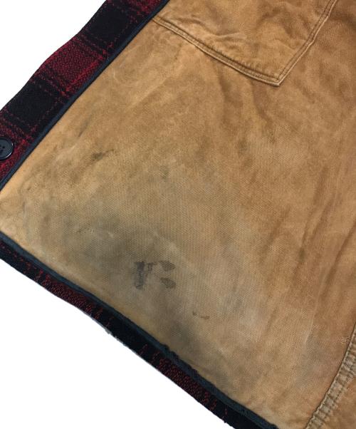 VINTAGE（ヴィンテージ）VINTAGE (ヴィンテージ) マッキーノクルーザー レッド×ブラック サイズ:表記なしの古着・服飾アイテム