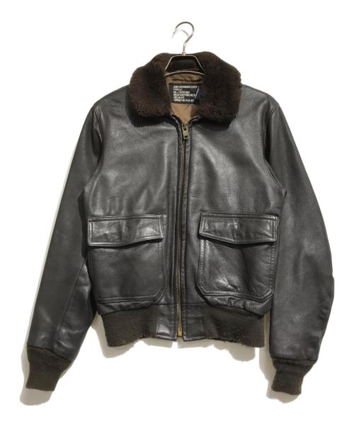 Schott（ショット）Schott (ショット) フライトレザージャケット ブラウン サイズ:38の古着・服飾アイテム