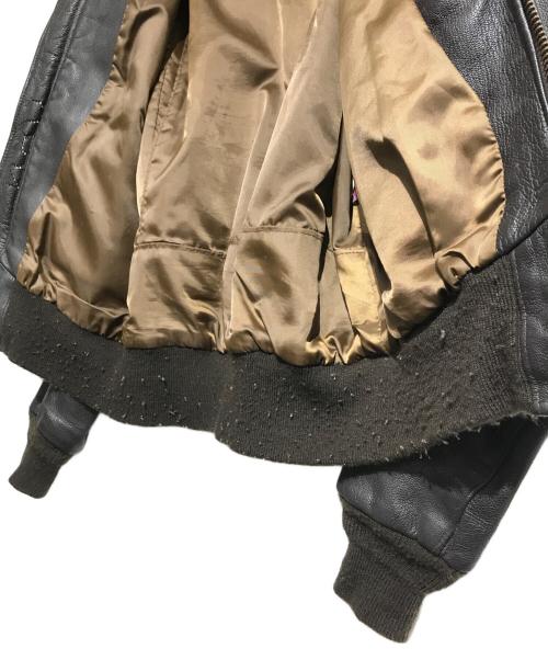 Schott（ショット）Schott (ショット) フライトレザージャケット ブラウン サイズ:38の古着・服飾アイテム