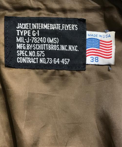 Schott（ショット）Schott (ショット) フライトレザージャケット ブラウン サイズ:38の古着・服飾アイテム