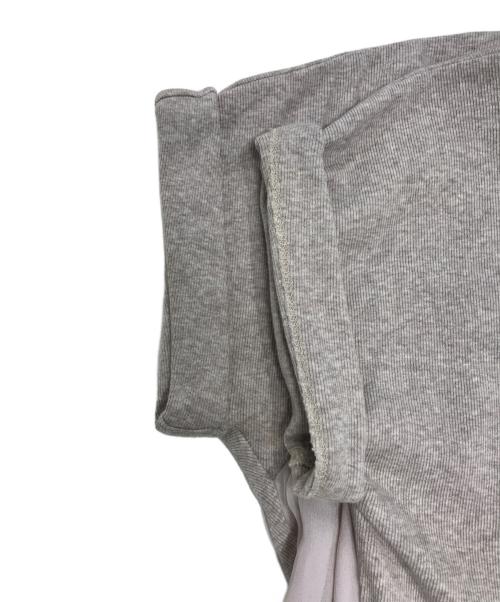 BRUNELLO CUCINELLI（ブルネロクチネリ）BRUNELLO CUCINELLI (ブルネロクチネリ) 異素材切替半袖ニット ベージュ サイズ:表記なしの古着・服飾アイテム
