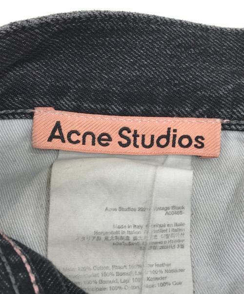 Acne studios（アクネ ストゥディオズ）ACNE STUDIOS (アクネ ストゥディオズ) ブラックデニムパンツ ブラック サイズ:不明の古着・服飾アイテム