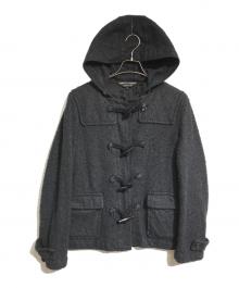 COMME des GARCONS HOMME PLUS（コムデギャルソンオムプリュス）の古着「縮絨ショートダッフルコート」｜ブラック