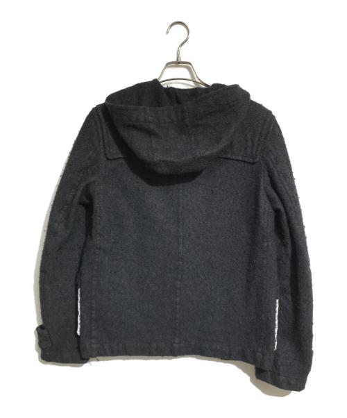 COMME des GARCONS HOMME PLUS（コムデギャルソンオムプリュス）COMME des GARCONS HOMME PLUS (コムデギャルソンオムプリュス) 縮絨ショートダッフルコート ブラック サイズ:Sの古着・服飾アイテム