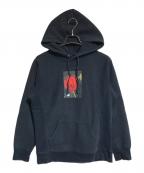 SUPREMEシュプリーム）の古着「Araki Rose Hooded Sweatshirt」｜ブラック
