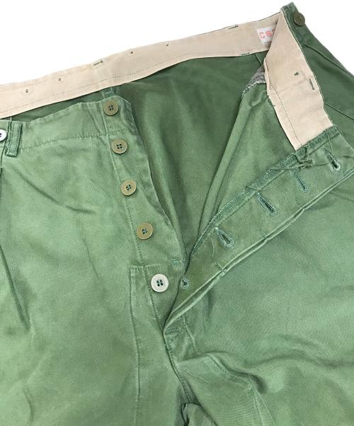 VINTAGE MILITARY（ヴィンテージ ミリタリー）VINTAGE MILITARY (ヴィンテージ ミリタリー) M-59カーゴパンツ グリーン サイズ:表記なしの古着・服飾アイテム