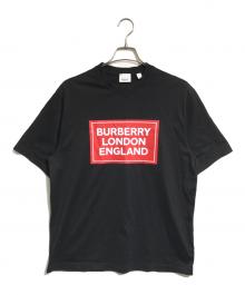 BURBERRY LONDON（バーバリーロンドン）の古着「プリントTシャツ」｜ブラック