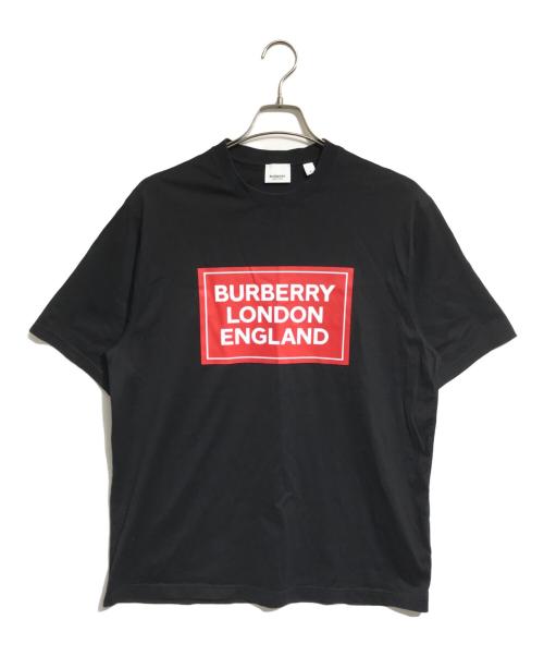 BURBERRY LONDON（バーバリーロンドン）BURBERRY LONDON (バーバリーロンドン) プリントTシャツ ブラック サイズ:Mの古着・服飾アイテム