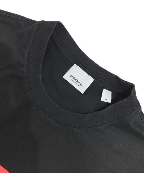 BURBERRY LONDON（バーバリーロンドン）BURBERRY LONDON (バーバリーロンドン) プリントTシャツ ブラック サイズ:Mの古着・服飾アイテム