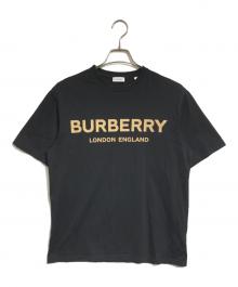 BURBERRY（バーバリー）の古着「ロゴプリントTシャツ」｜ブラック