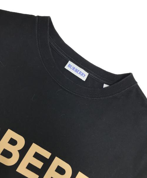 BURBERRY（バーバリー）BURBERRY (バーバリー) ロゴプリントTシャツ ブラック サイズ:Sの古着・服飾アイテム