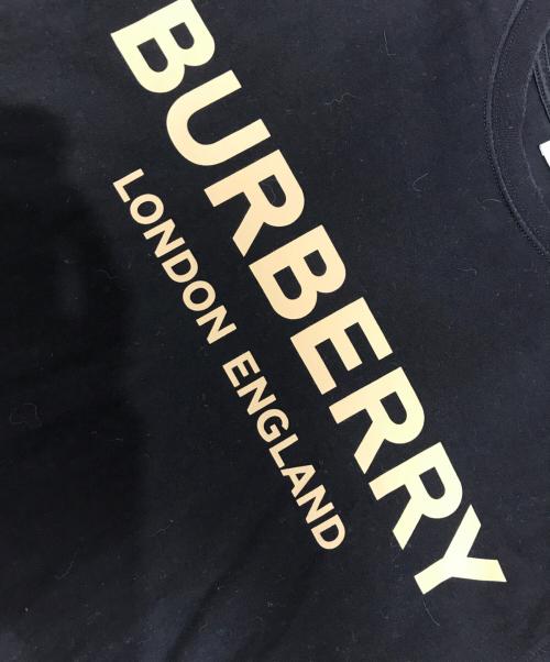 BURBERRY（バーバリー）BURBERRY (バーバリー) ロゴプリントTシャツ ブラック サイズ:Sの古着・服飾アイテム