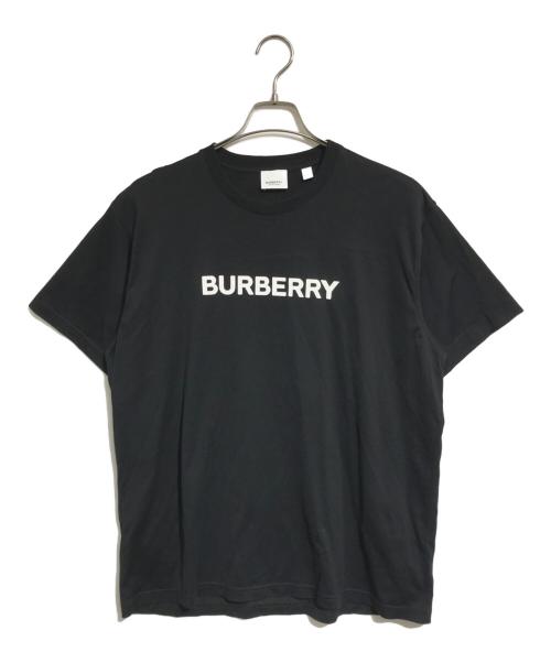 BURBERRY LONDON（バーバリーロンドン）BURBERRY LONDON (バーバリーロンドン) ロゴプリントTシャツ ブラック サイズ:Sの古着・服飾アイテム