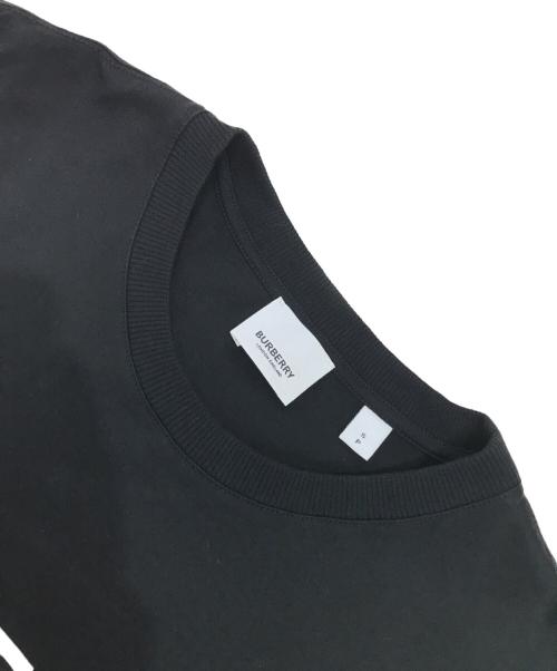 BURBERRY LONDON（バーバリーロンドン）BURBERRY LONDON (バーバリーロンドン) ロゴプリントTシャツ ブラック サイズ:Sの古着・服飾アイテム