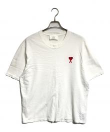 AMI Alexandre Mattiussi（アミアレクサンドルマテュッシ）の古着「ロゴ刺繍Tシャツ」｜ホワイト