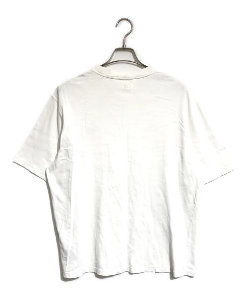 AMI Alexandre Mattiussi（アミアレクサンドルマテュッシ）AMI Alexandre Mattiussi (アミアレクサンドルマテュッシ) ロゴ刺繍Tシャツ ホワイト サイズ:Mの古着・服飾アイテム