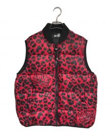 LOVE MOSCHINO（ラブモスキーノ）の古着「総柄ベスト」｜レッド