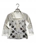 COMME des GARCONS COMME des GARCONSコムデギャルソン コムデギャルソン）の古着「転写プリントカットソー」｜ホワイト