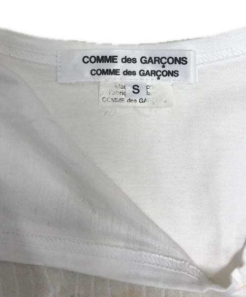 COMME des GARCONS COMME des GARCONS（コムデギャルソン コムデギャルソン）COMME des GARCONS COMME des GARCONS (コムデギャルソン コムデギャルソン) 転写プリントカットソー ホワイト サイズ:Sの古着・服飾アイテム