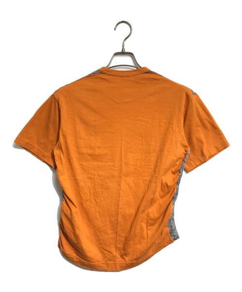 COMME des GARCONS HOMME（コムデギャルソン オム）COMME des GARCONS HOMME (コムデギャルソン オム) 縮絨切替Tシャツ オレンジ サイズ:表記なしの古着・服飾アイテム