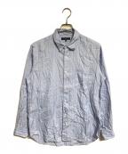 COMME des GARCONS HOMMEコムデギャルソン オム）の古着「ストライプシャツ」｜ブルー