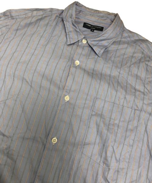 COMME des GARCONS HOMME（コムデギャルソン オム）COMME des GARCONS HOMME (コムデギャルソン オム) ストライプシャツ ブルー サイズ:Sの古着・服飾アイテム