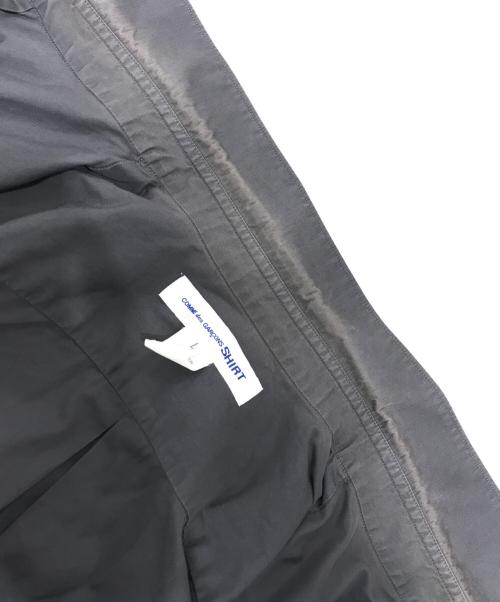 COMME des GARCONS SHIRT（コムデギャルソンシャツ）COMME des GARCONS SHIRT (コムデギャルソンシャツ) FOREVER プレーンシャツ グレー サイズ:Lの古着・服飾アイテム