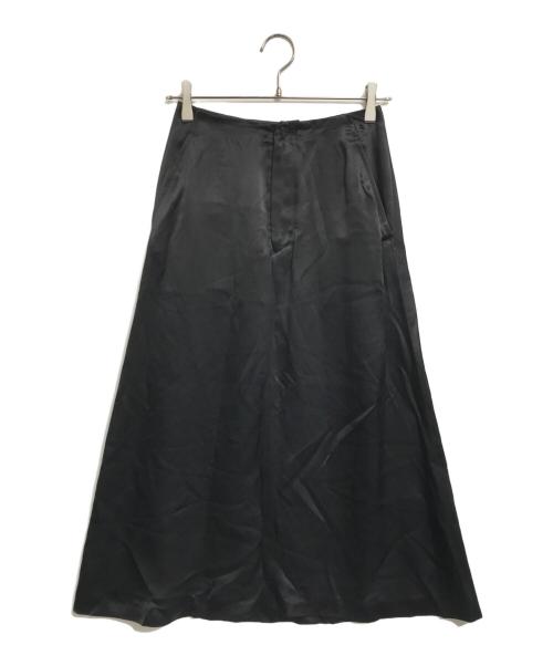COMME des GARCONS（コムデギャルソン）COMME des GARCONS (コムデギャルソン) サテンロングスカート ブラック サイズ:Sの古着・服飾アイテム