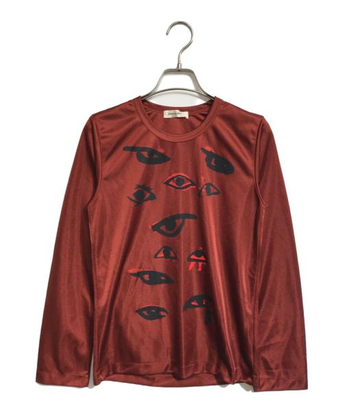 COMME des GARCONS（コムデギャルソン）COMME des GARCONS (コムデギャルソン) ロングスリーブカットソー レッド サイズ:表記なしの古着・服飾アイテム