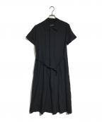 tricot COMME des GARCONSトリココムデギャルソン）の古着「プルオーバーシャツワンピース」｜ブラック