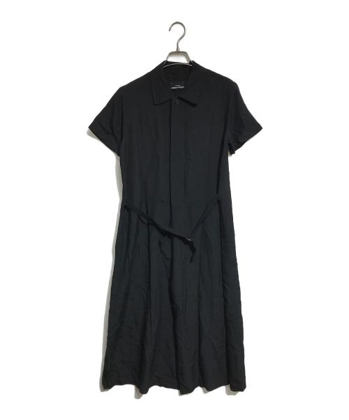tricot COMME des GARCONS（トリココムデギャルソン）tricot COMME des GARCONS (トリココムデギャルソン) プルオーバーシャツワンピース ブラック サイズ:表記なしの古着・服飾アイテム