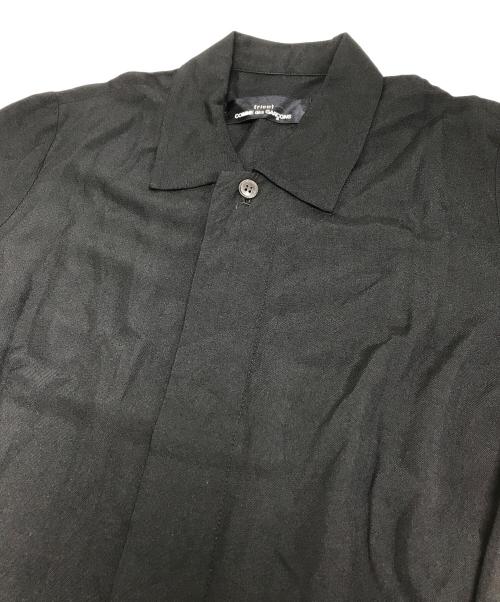 tricot COMME des GARCONS（トリココムデギャルソン）tricot COMME des GARCONS (トリココムデギャルソン) プルオーバーシャツワンピース ブラック サイズ:表記なしの古着・服飾アイテム