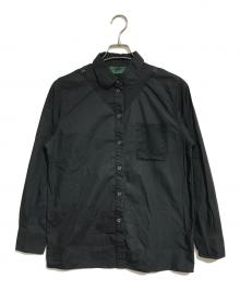 JUNIOR GAULTIER（ジュニアゴルチエ）の古着「切替シャツ」｜ブラック