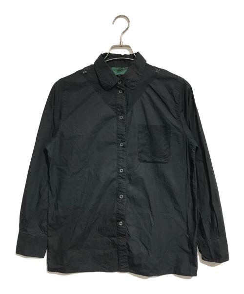 JUNIOR GAULTIER（ジュニアゴルチエ）JUNIOR GAULTIER (ジュニアゴルチエ) 切替シャツ ブラック サイズ:SIZE 40の古着・服飾アイテム
