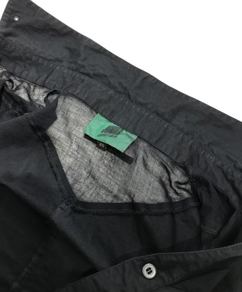 JUNIOR GAULTIER（ジュニアゴルチエ）JUNIOR GAULTIER (ジュニアゴルチエ) 切替シャツ ブラック サイズ:SIZE 40の古着・服飾アイテム